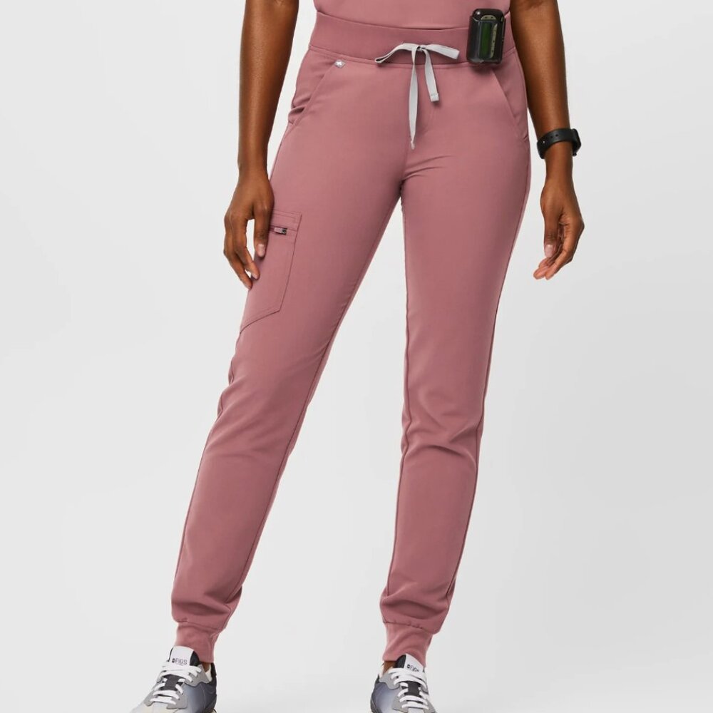 COPY - FIGS, Women Zamora Jogger Scrub Pants, XS/Petite Mauve ( old pink)